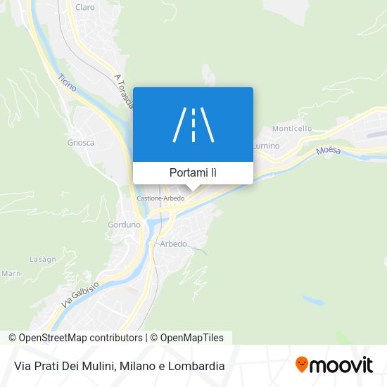 Mappa Via Prati Dei Mulini