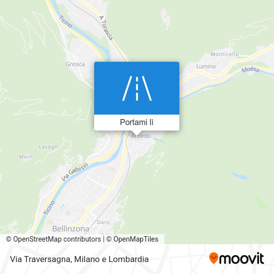 Mappa Via Traversagna