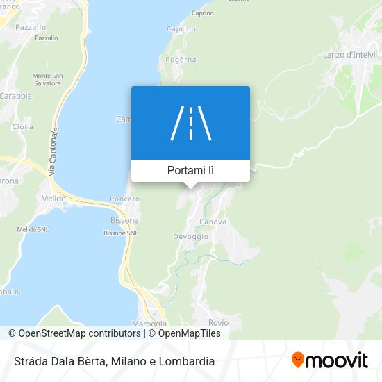 Mappa Stráda Dala Bèrta