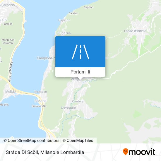 Mappa Stráda Di Scöll