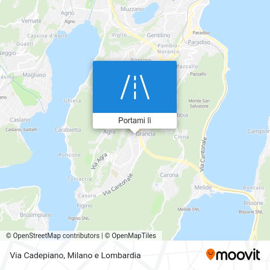 Mappa Via Cadepiano