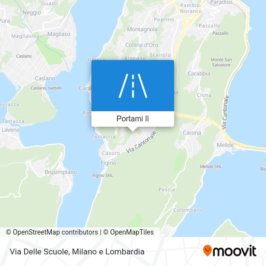 Mappa Via Delle Scuole