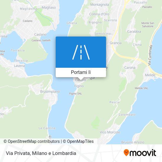 Mappa Via Privata