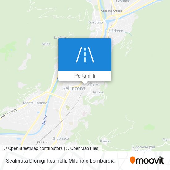 Mappa Scalinata Dionigi Resinelli