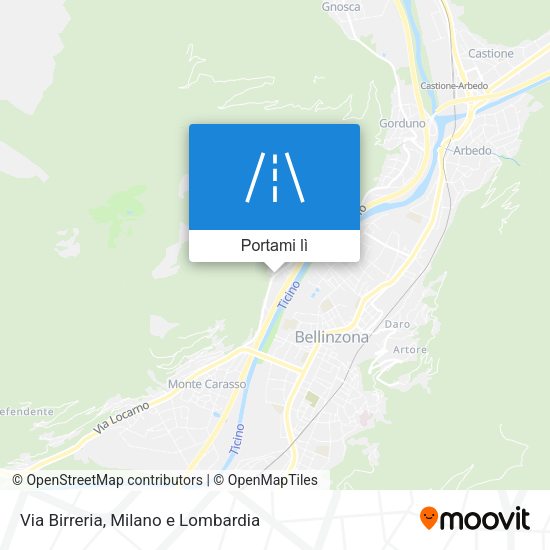 Mappa Via Birreria