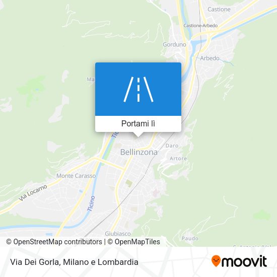 Mappa Via Dei Gorla