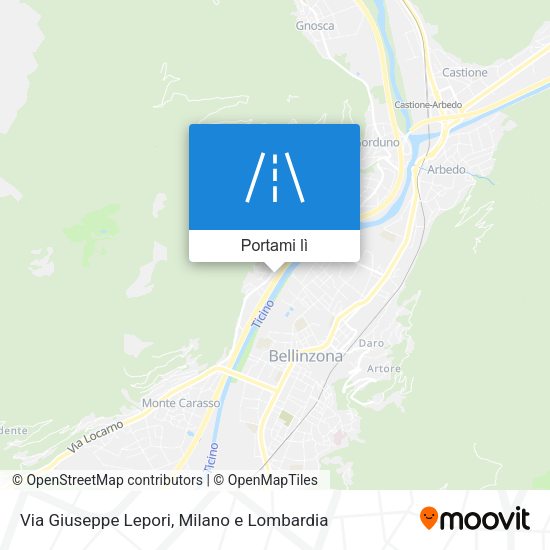 Mappa Via Giuseppe Lepori