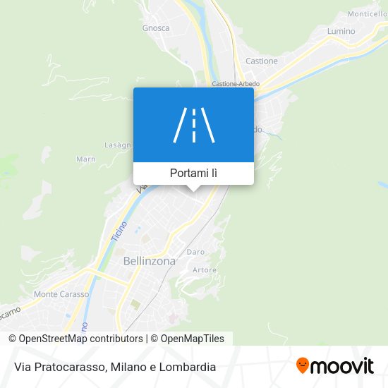 Mappa Via Pratocarasso