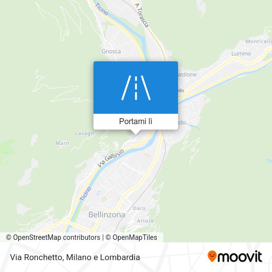 Mappa Via Ronchetto