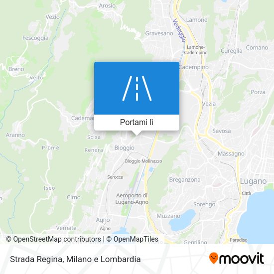 Mappa Strada Regina