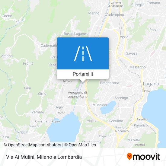 Mappa Via Ai Mulini