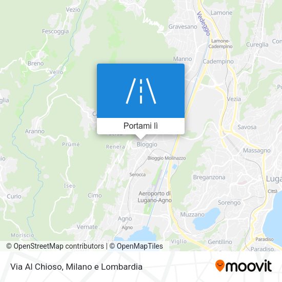 Mappa Via Al Chioso