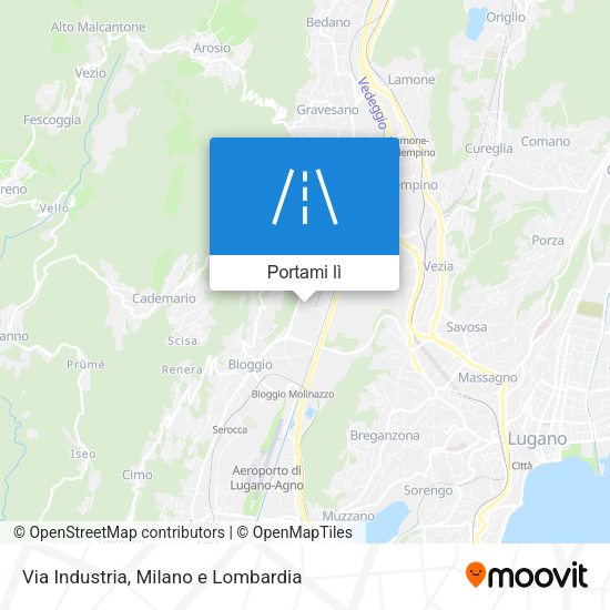 Mappa Via Industria