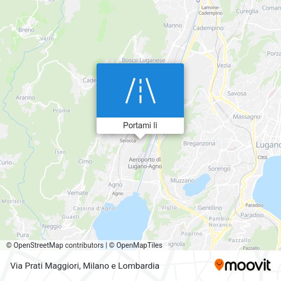 Mappa Via Prati Maggiori