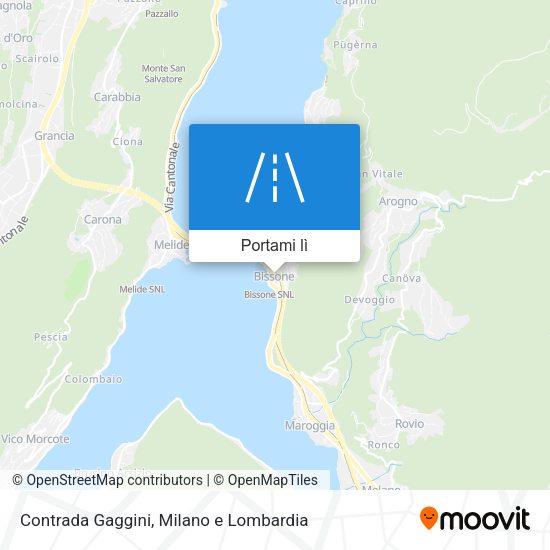 Mappa Contrada Gaggini