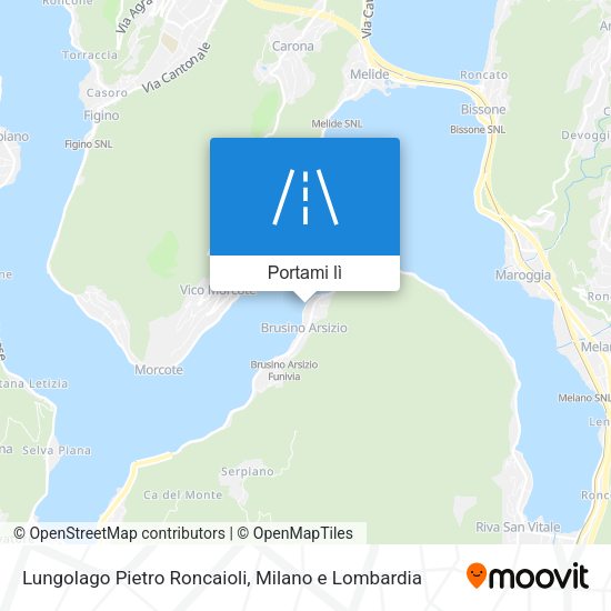 Mappa Lungolago Pietro Roncaioli