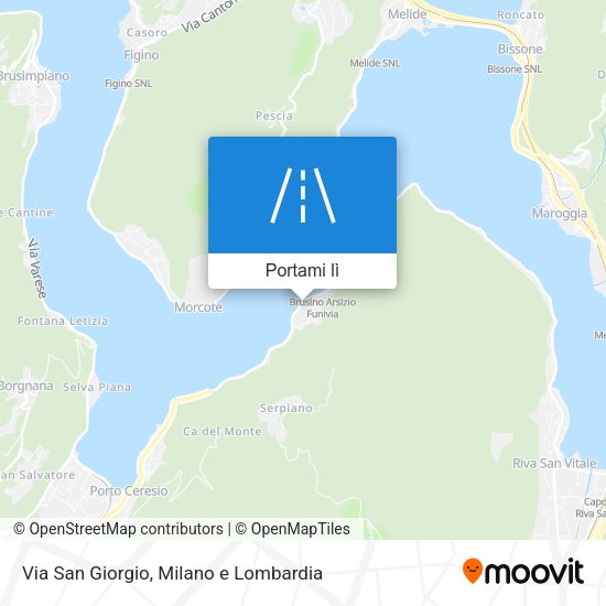 Mappa Via San Giorgio