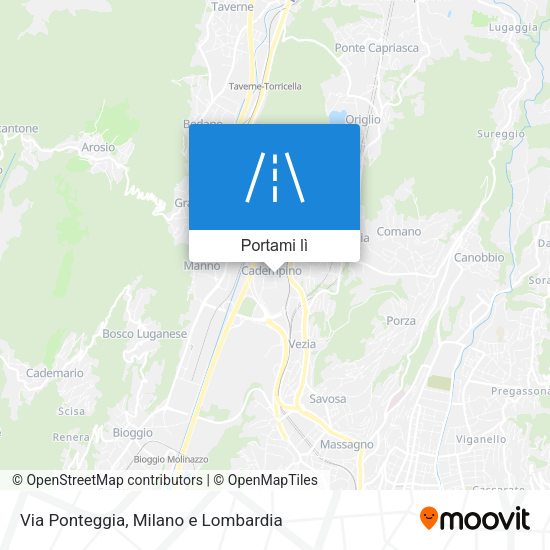 Mappa Via Ponteggia