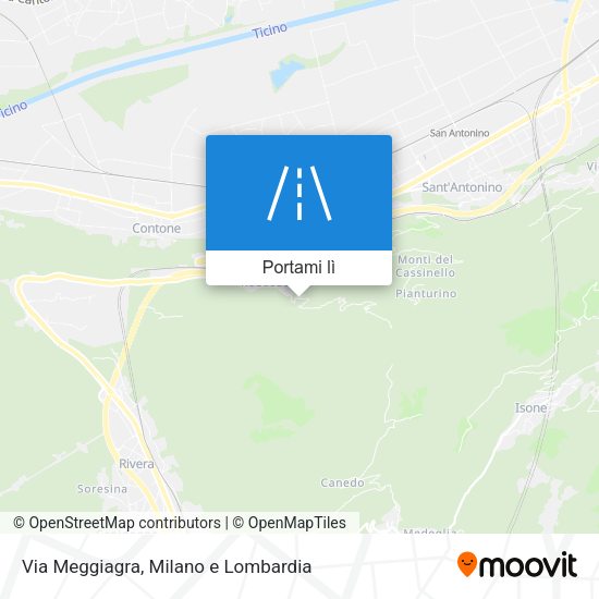 Mappa Via Meggiagra