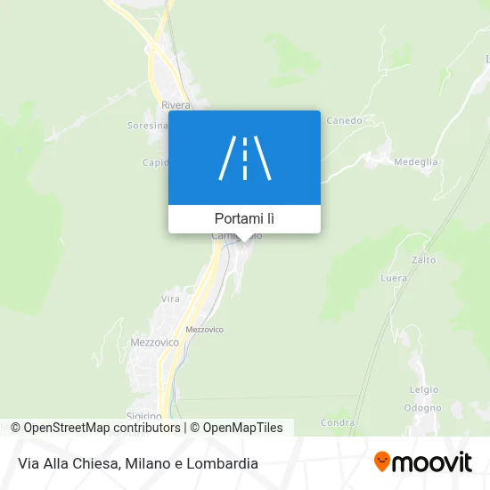 Mappa Via Alla Chiesa