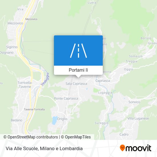 Mappa Via Alle Scuole