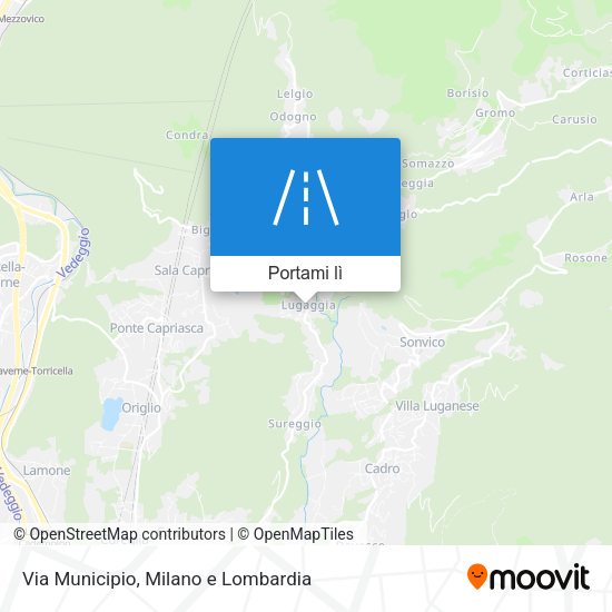 Mappa Via Municipio