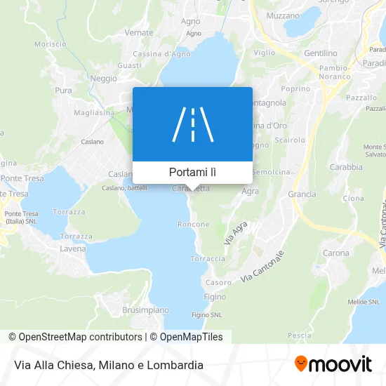 Mappa Via Alla Chiesa