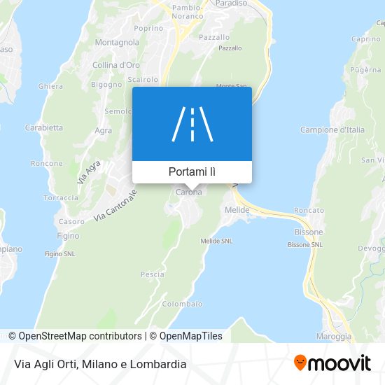 Mappa Via Agli Orti