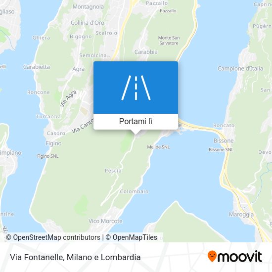 Mappa Via Fontanelle