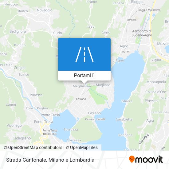 Mappa Strada Cantonale
