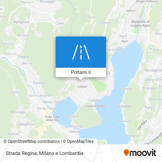 Mappa Strada Regina