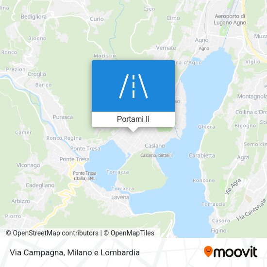 Mappa Via Campagna
