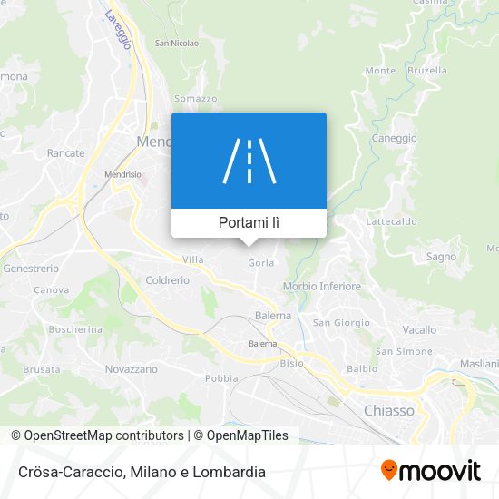 Mappa Crösa-Caraccio