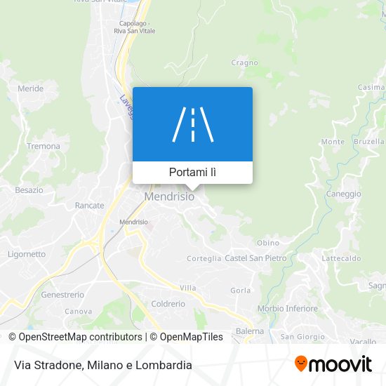 Mappa Via Stradone