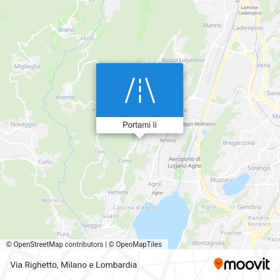Mappa Via Righetto