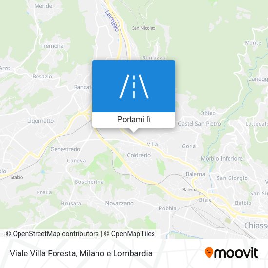 Mappa Viale Villa Foresta