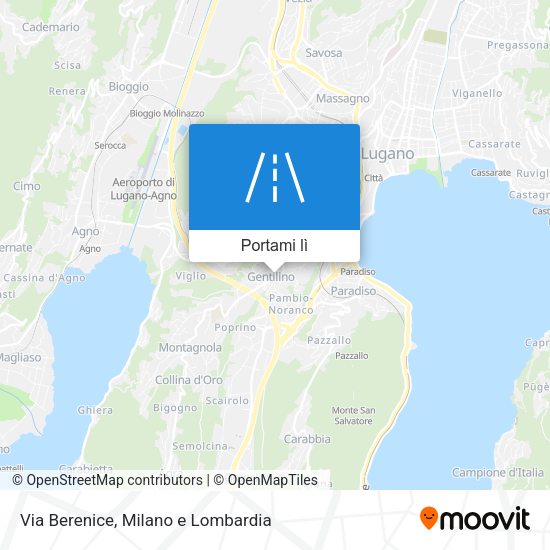 Mappa Via Berenice