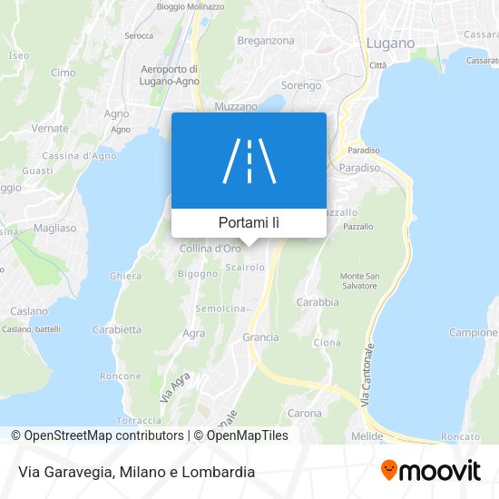 Mappa Via Garavegia