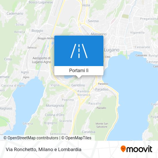 Mappa Via Ronchetto