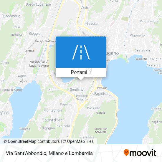 Mappa Via Sant'Abbondio