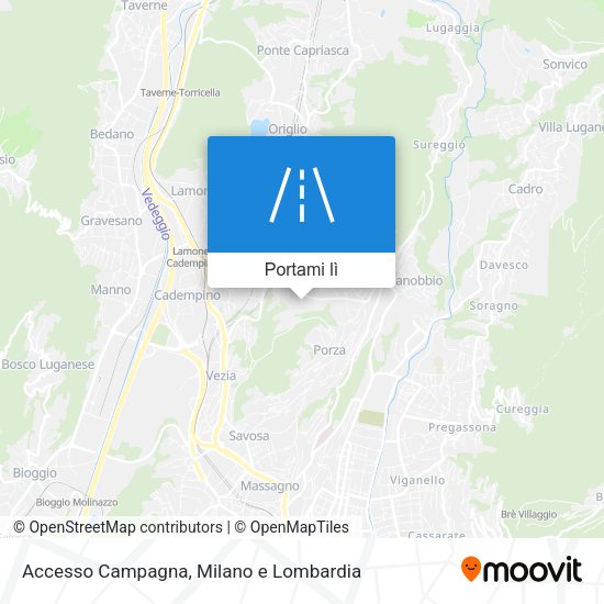 Mappa Accesso Campagna