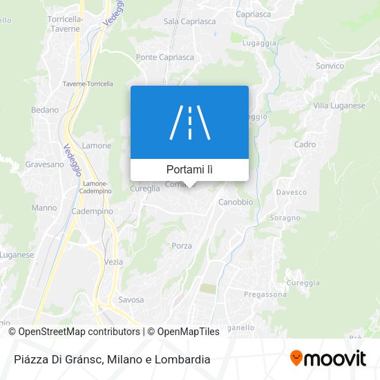 Mappa Piázza Di Gránsc