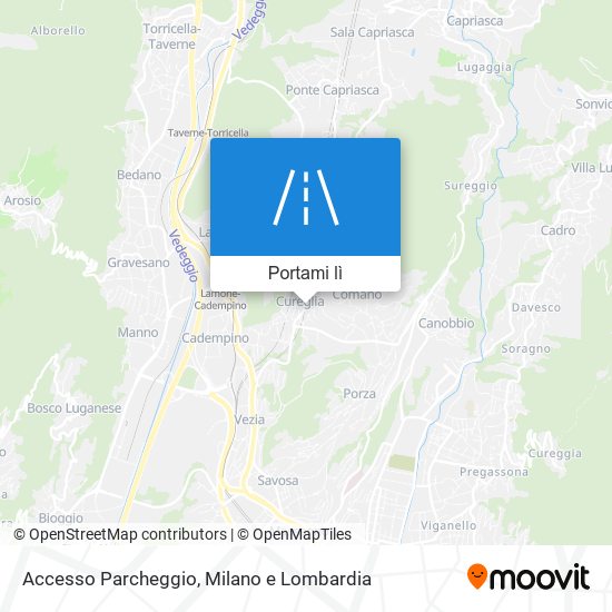 Mappa Accesso Parcheggio