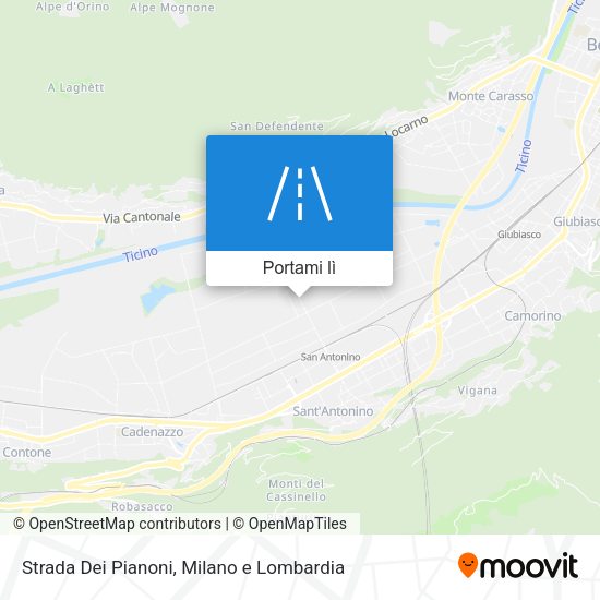 Mappa Strada Dei Pianoni