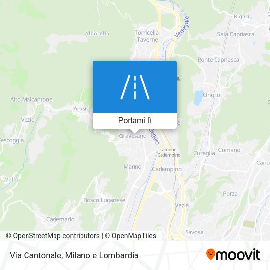 Mappa Via Cantonale