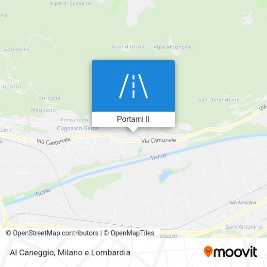 Mappa Al Caneggio