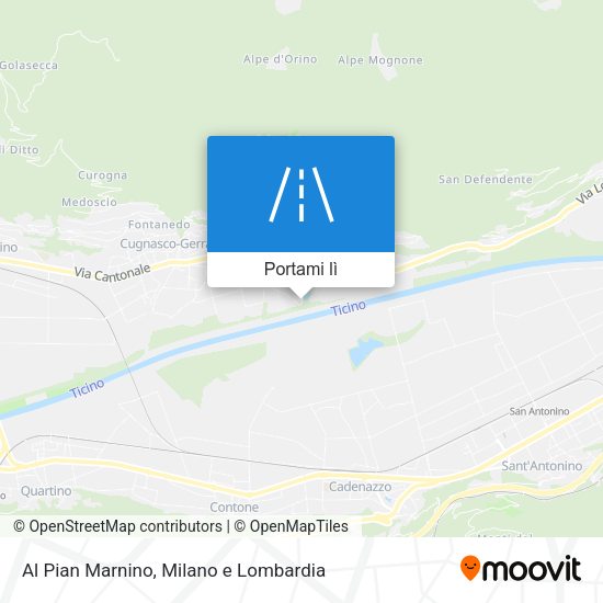 Mappa Al Pian Marnino