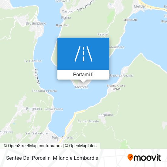 Mappa Sentée Dal Porcelin
