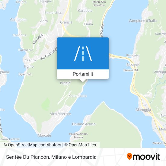 Mappa Sentée Du Piancón