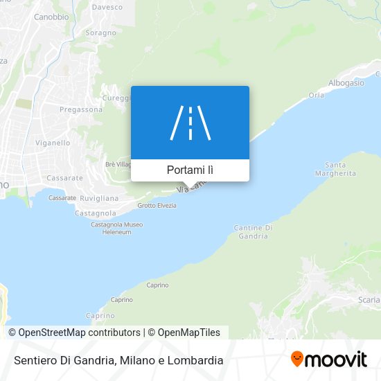 Mappa Sentiero Di Gandria